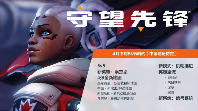 《守望先锋》的新纪元即将开启：4月下旬5V5测试