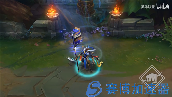 《LOL》冠军系列阿兹尔皮肤预览 身披往年冠军队旗(加拿大情景剧 《LOL》)