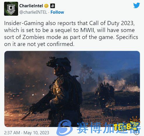 曝《COD》2023将推出僵尸模式!但可能会让玩家不满