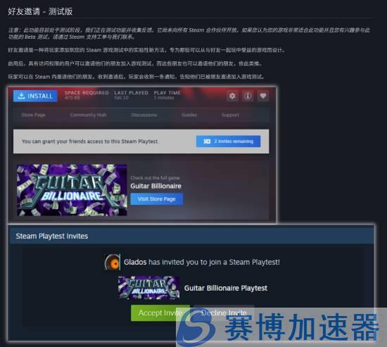 Steam好友邀请流程示意图